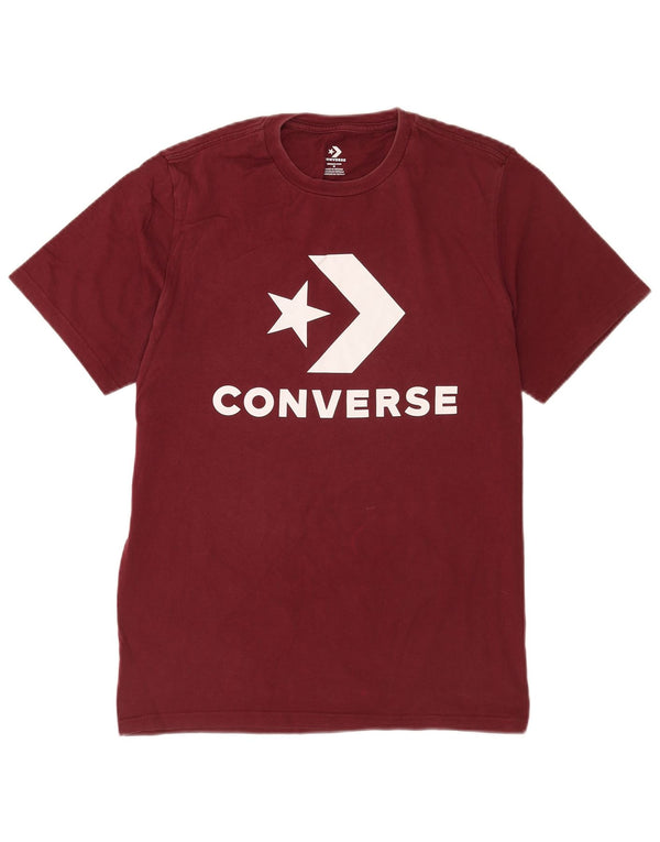 Camiseta Converse Masculina Graphic Top Médio Borgonha