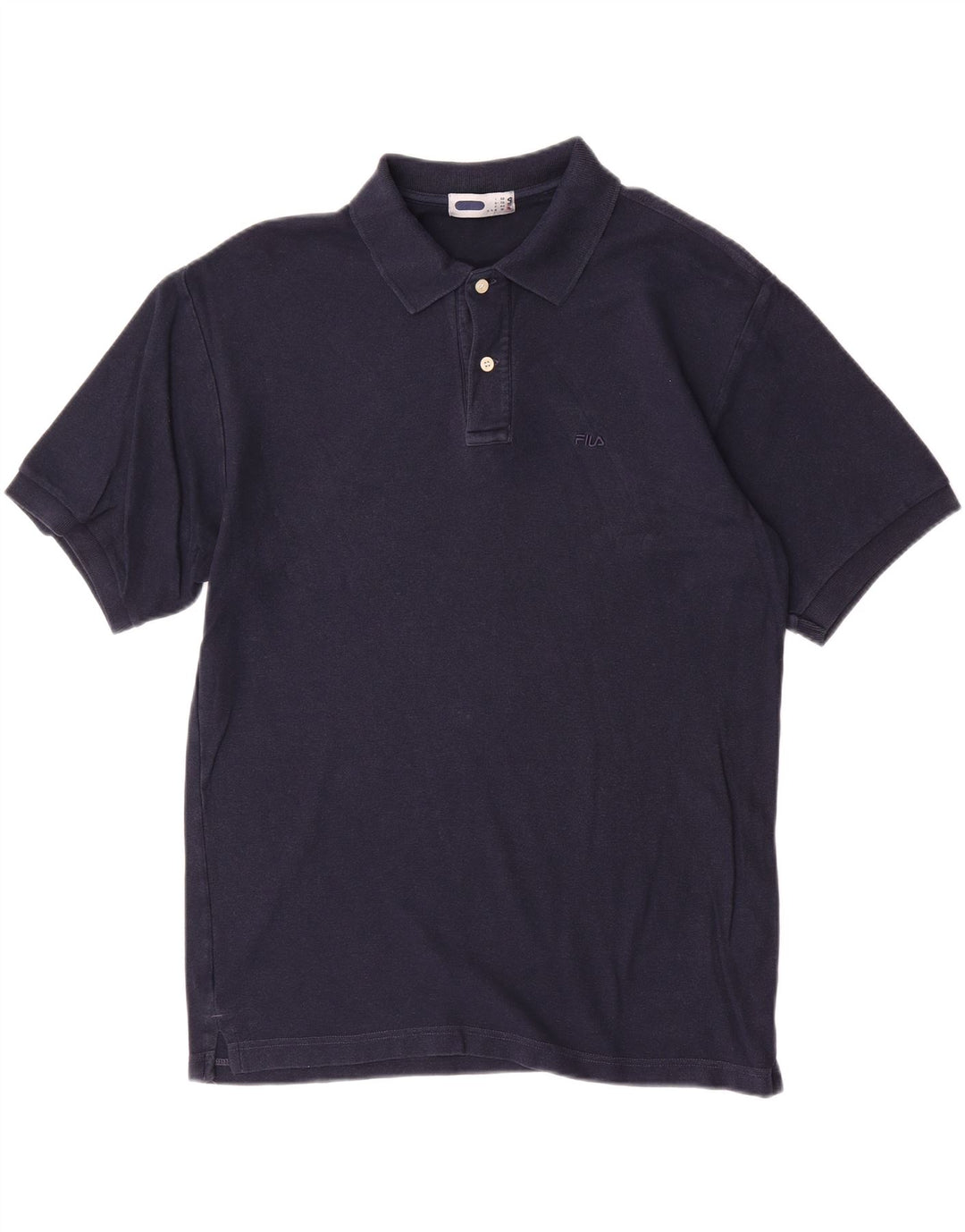 Camisa polo masculina FILA IT 50 algodão azul marinho médio
