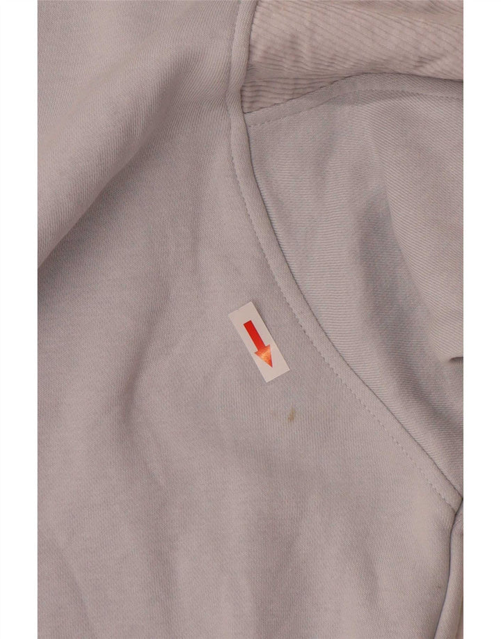 Nike feminino gráfico moletom jumper UK 14 médio azul colorblock