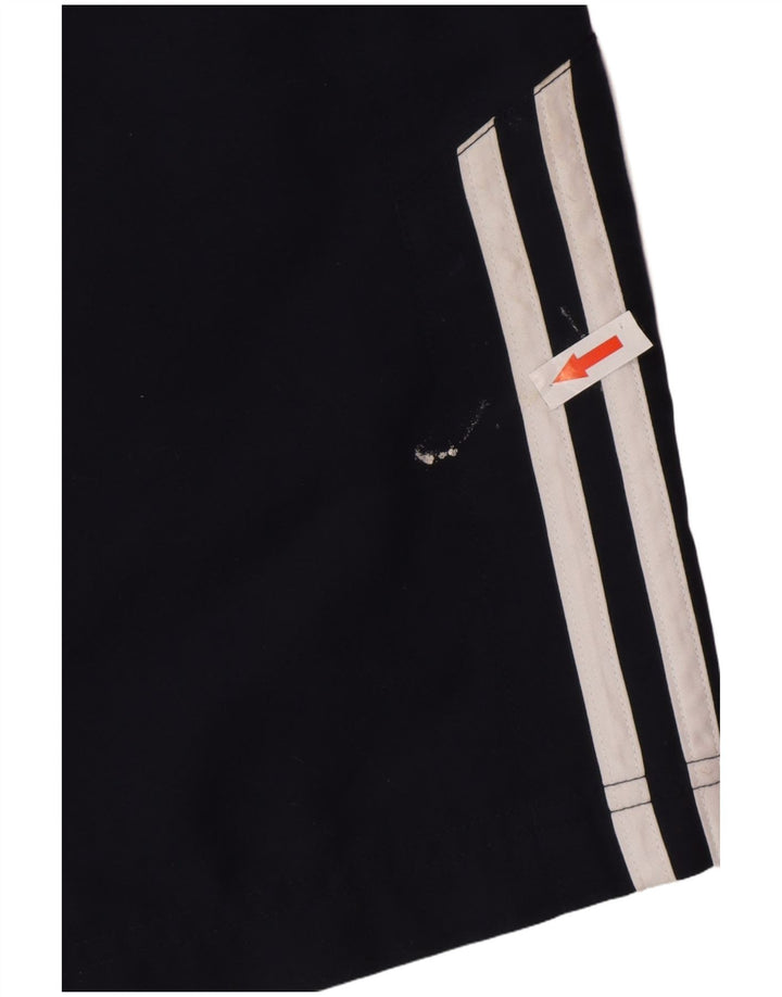 Shorts esportivos femininos Adidas UK 18 XL azul marinho poliéster