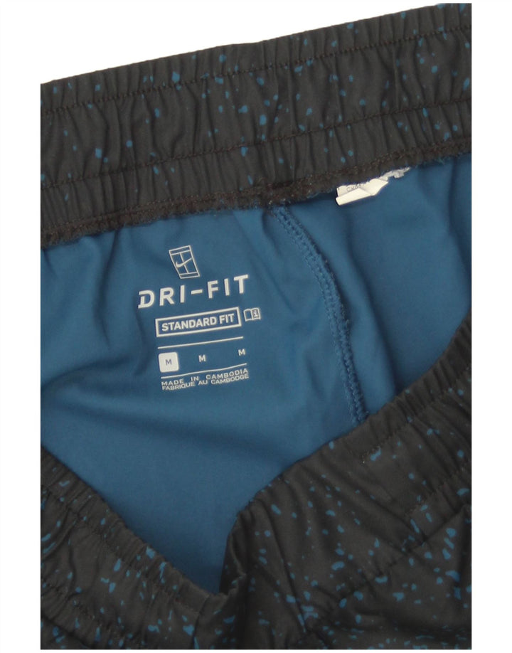 Shorts esportivos masculinos Nike médio azul salpicado