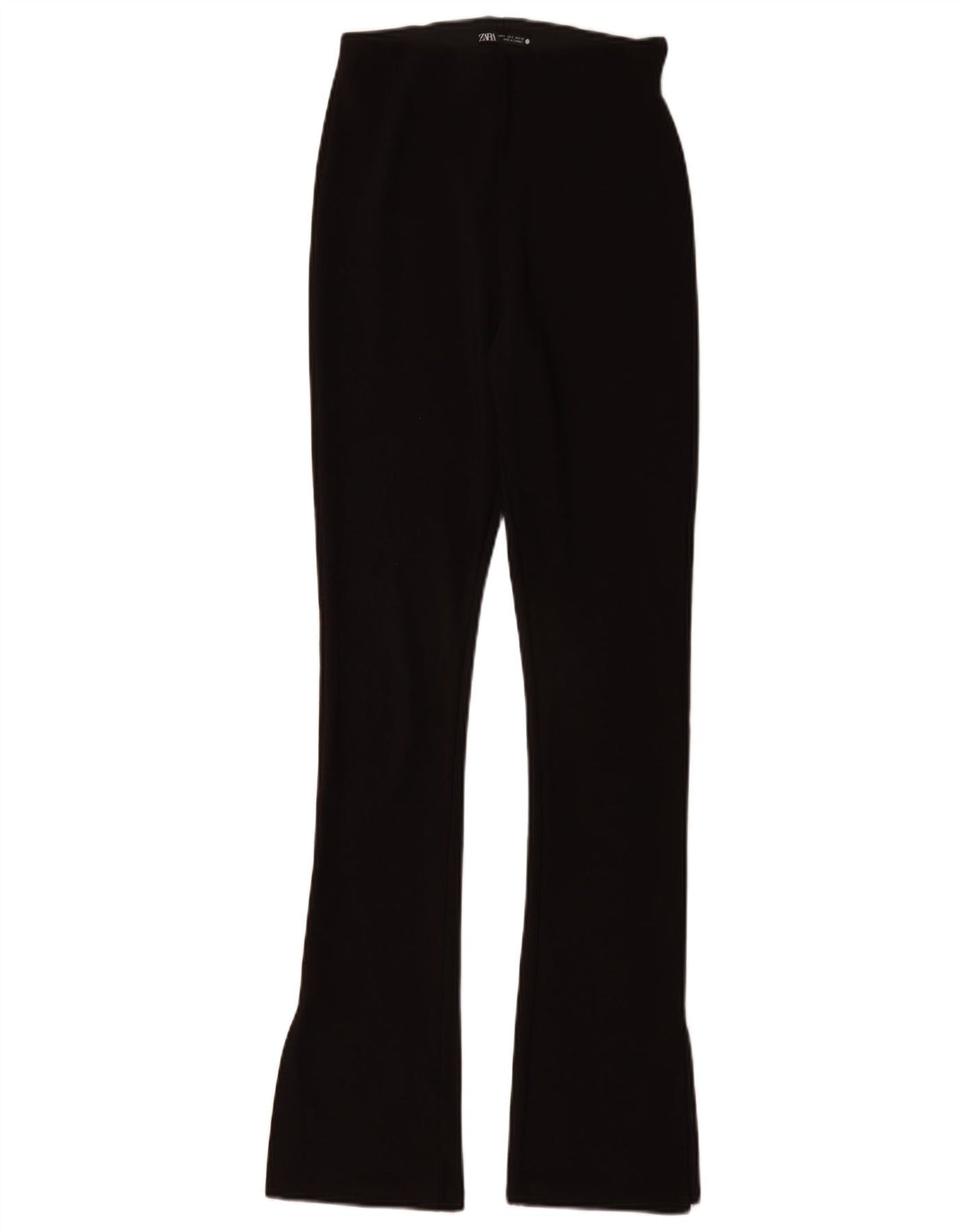 Zara Womens Flare Leggings Reino Unido 8 Pequeno Preto
