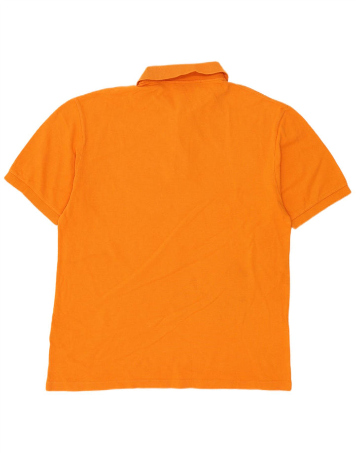 Camisa polo masculina Fred Perry médio laranja algodão clássico