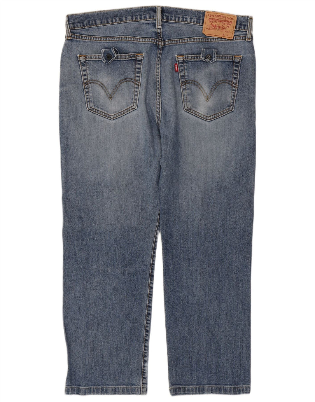 Jeans retos masculinos LEVI'S W38 L27 algodão azul