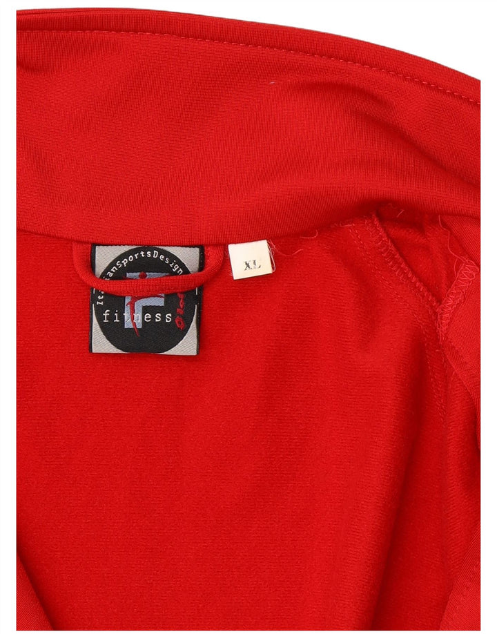 LOTTO Jaqueta masculina de agasalho gráfico XL vermelho