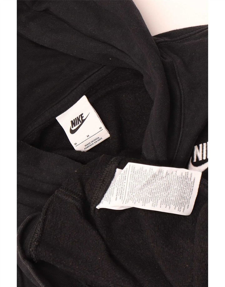 Nike Mens Hoodie Jumper Médio Algodão Preto