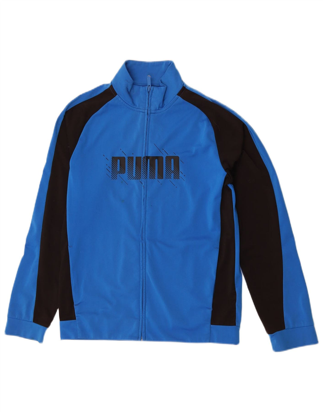 Jaqueta Puma Boys Graphic Tracksuit Top 13-14 anos Azul Colorblock