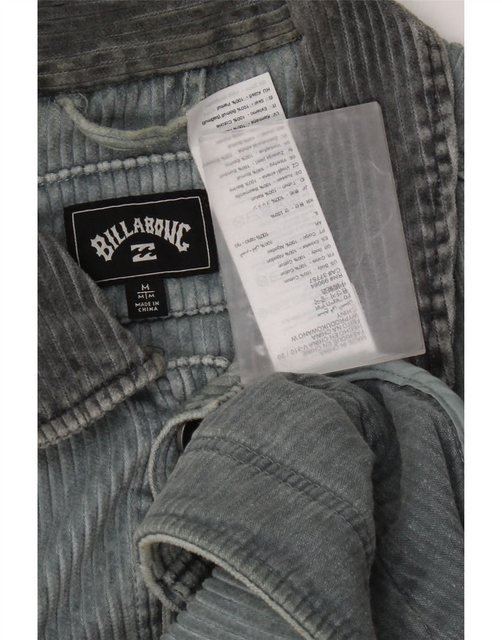 Jaqueta masculina de veludo Billabong UK 38 algodão azul médio