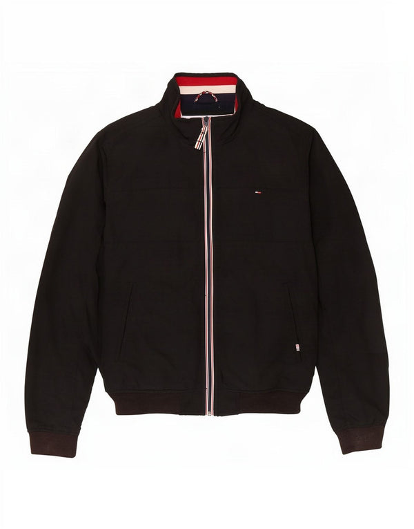 Jaqueta bomber masculina Tommy Hilfiger Reino Unido 40 grande nylon preto