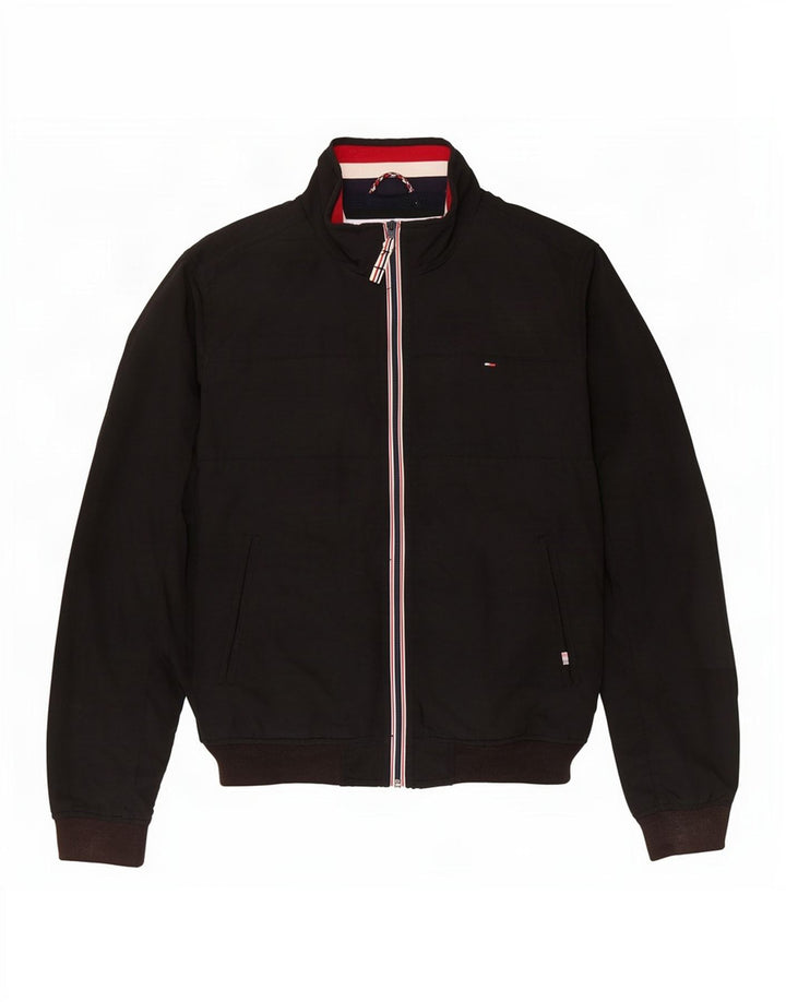 Jaqueta bomber masculina Tommy Hilfiger Reino Unido 40 grande nylon preto