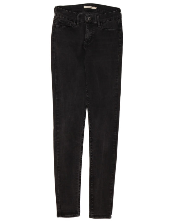 Calça jeans feminina Levi's 710 Super Skinny W28 L32 cinza algodão