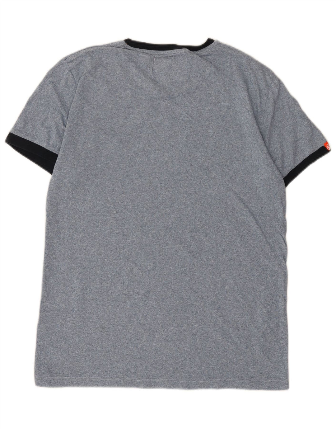 Camiseta masculina Superdry Top grande algodão azul