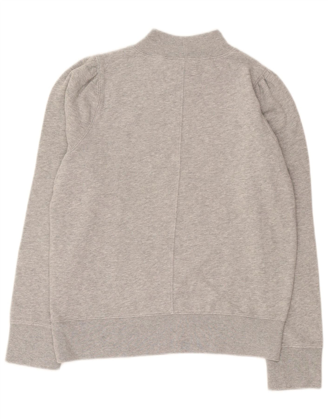 Suéter oversized feminino Gap Reino Unido 10 pequeno algodão manchado cinza