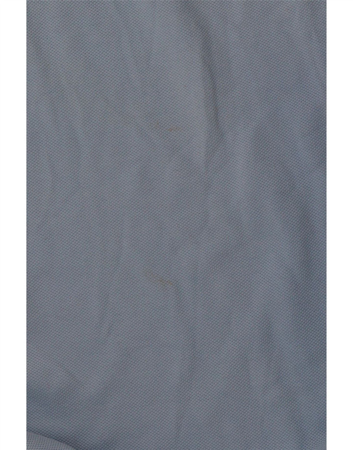 Camisa polo masculina PIERRE CARDIN algodão azul médio