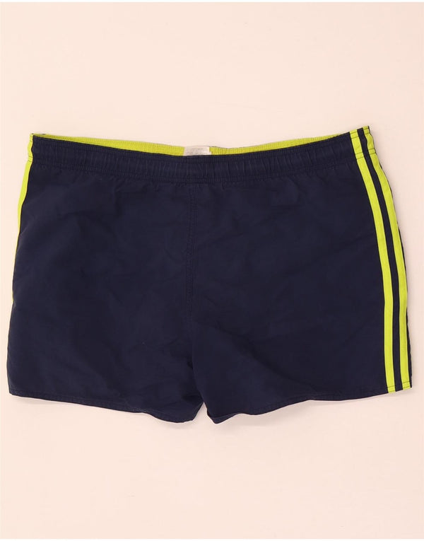 Shorts de natação masculino Adidas médio azul marinho nylon