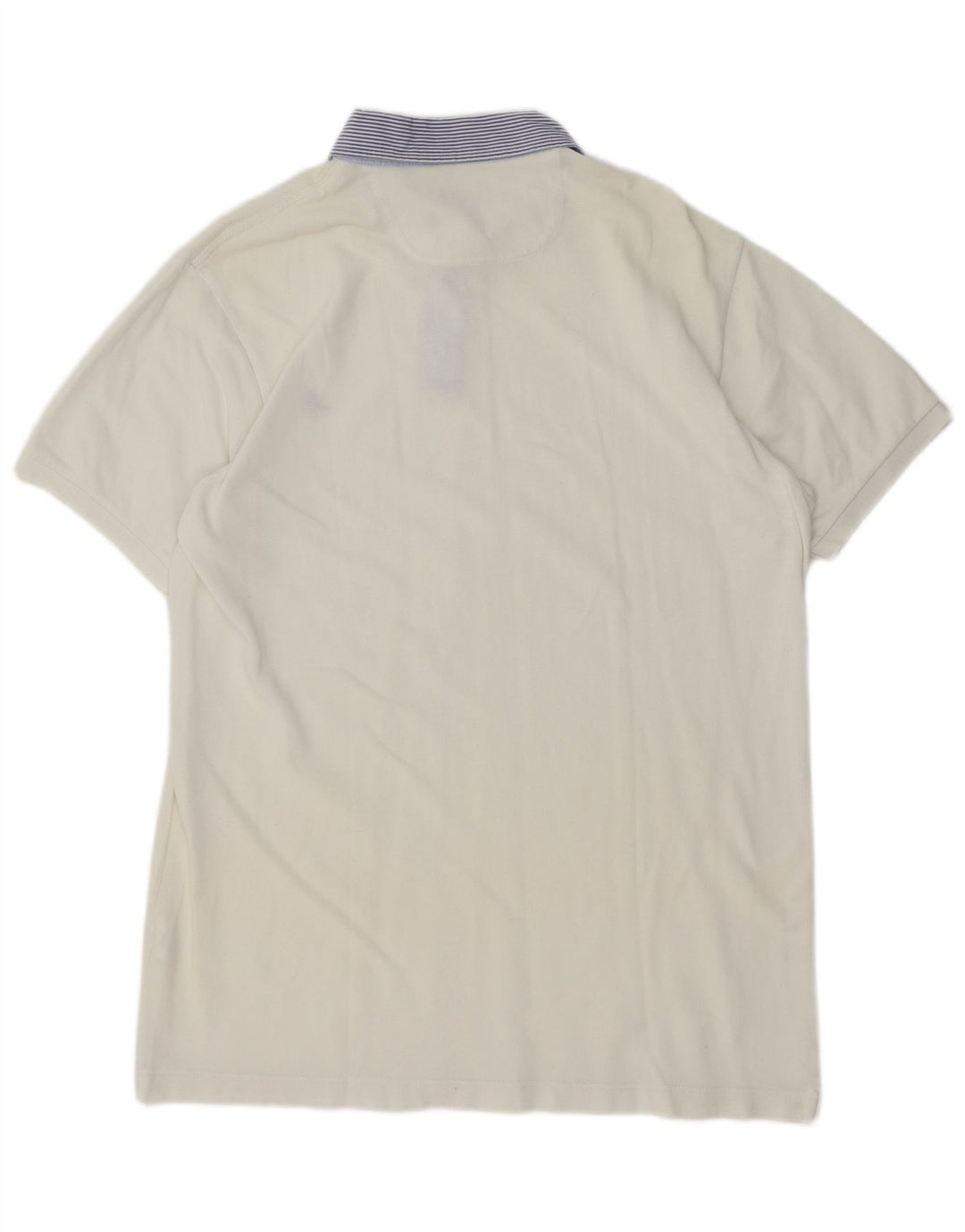 Camisa polo masculina BROOKSFIELD IT 52 grande algodão branco