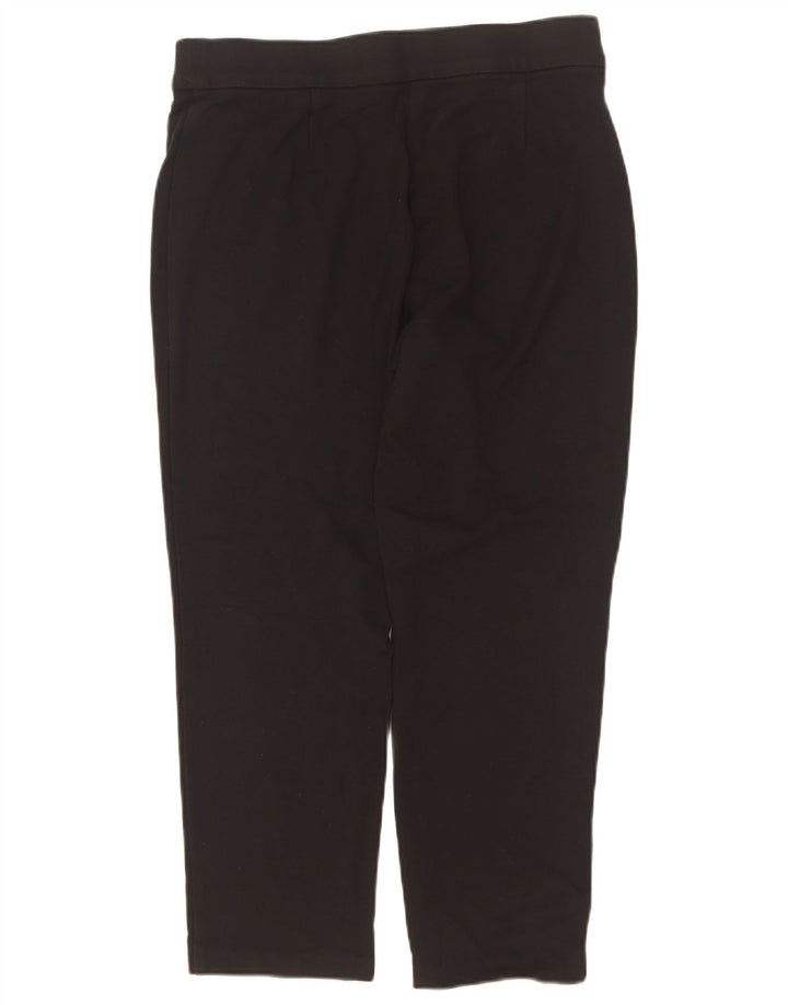 Calça de treino capri feminina Marks & Spencer Reino Unido 12 viscose preta média