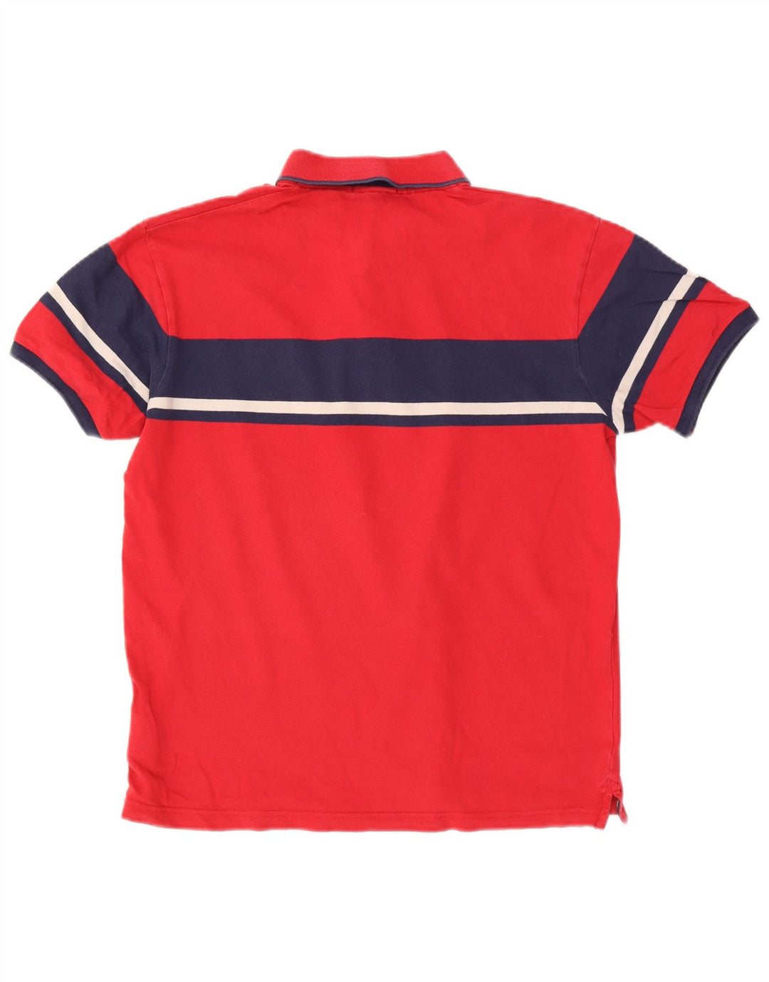 Camisa polo masculina Gant grande algodão colorblock vermelho
