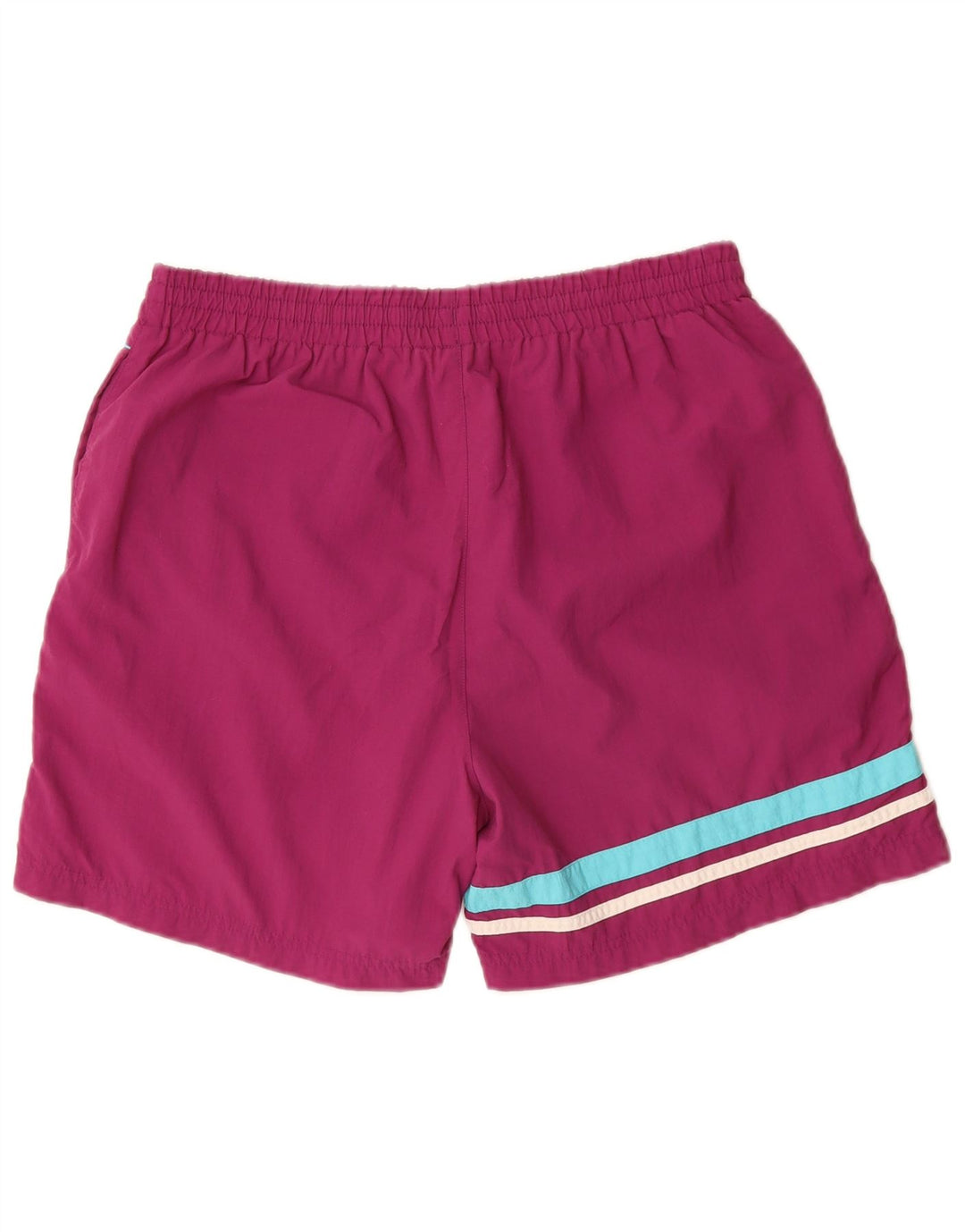 FILA Mens Sport Shorts Médio Roxo Listrado Poliamida