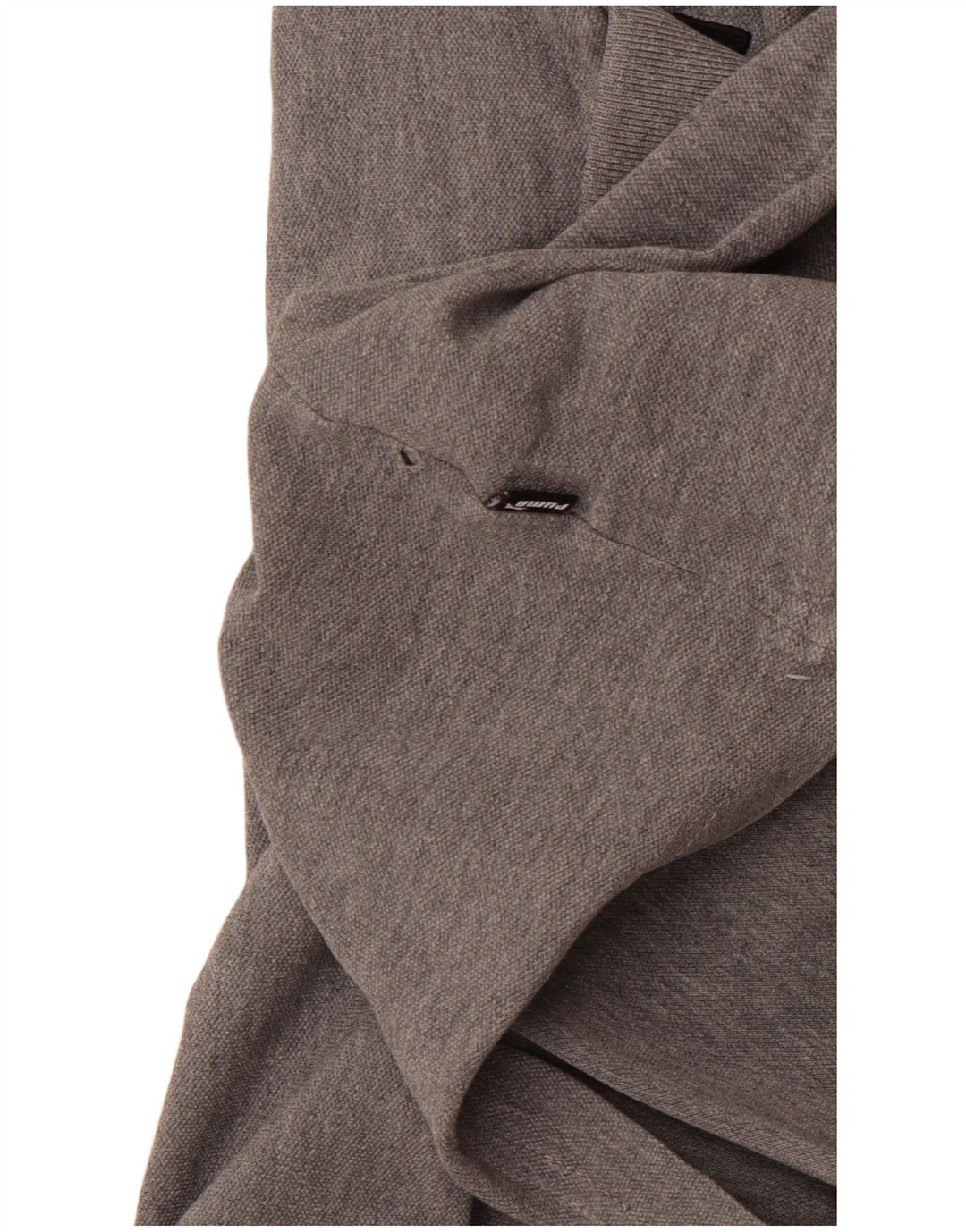 Camisa polo masculina PUMA algodão cinza médio