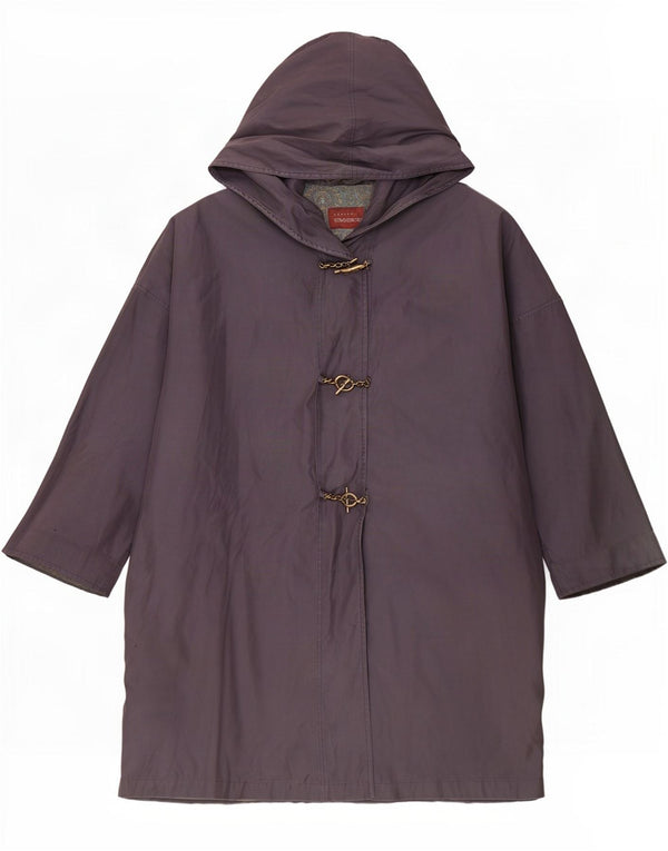 Capa de chuva feminina com capuz Diana Bentalls tamanho único poliéster roxo