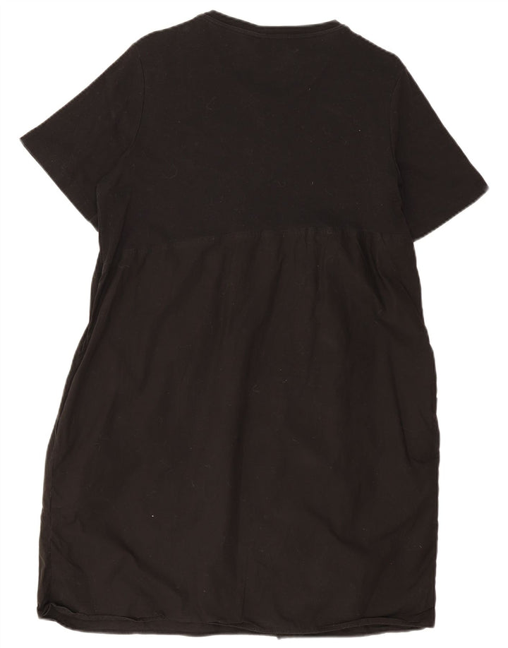 Vestido feminino Cos Shift UK 12 algodão preto médio