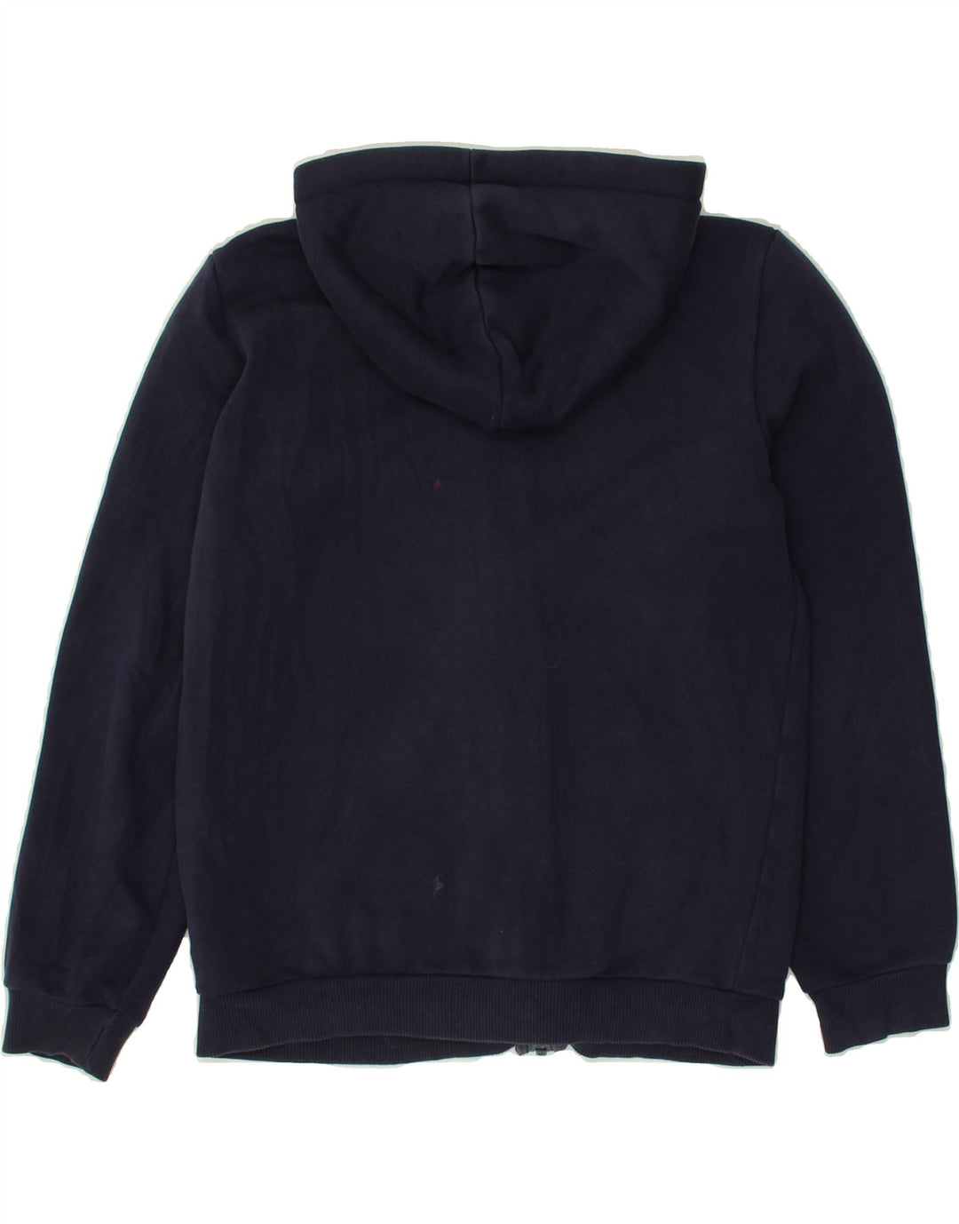 PUMA Boys Graphic Zip Hoodie Sweater 11-12 Years Navy Blue Cotton Vintage Puma and Second-Hand Puma from Messina Hembry 