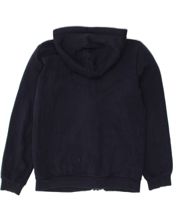 PUMA Boys Graphic Zip Hoodie Sweater 11-12 Years Navy Blue Cotton Vintage Puma and Second-Hand Puma from Messina Hembry 