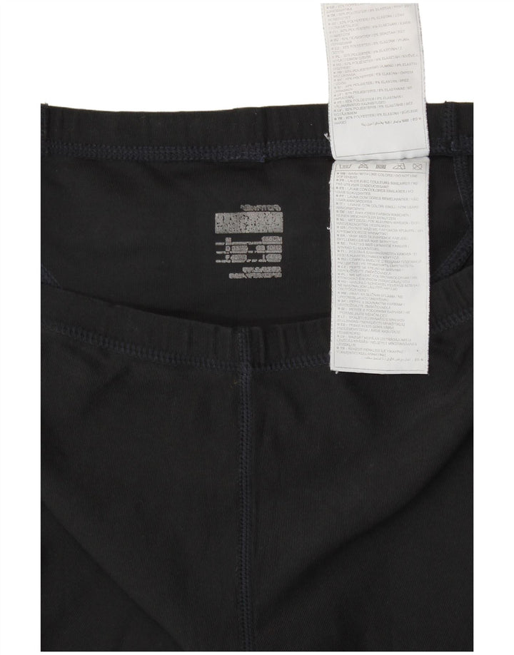 Nike Womens Crop Leggings UK 10/12 Médio Preto Poliéster Esportes