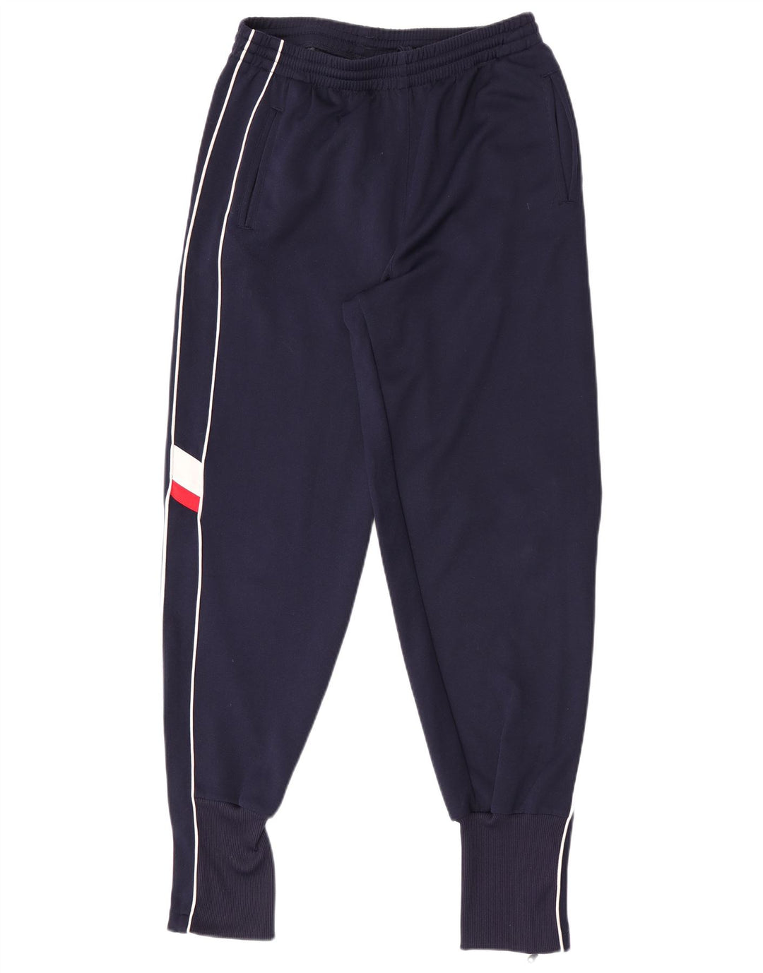 Calça de treino masculina Diadora Joggers grande poliéster azul marinho