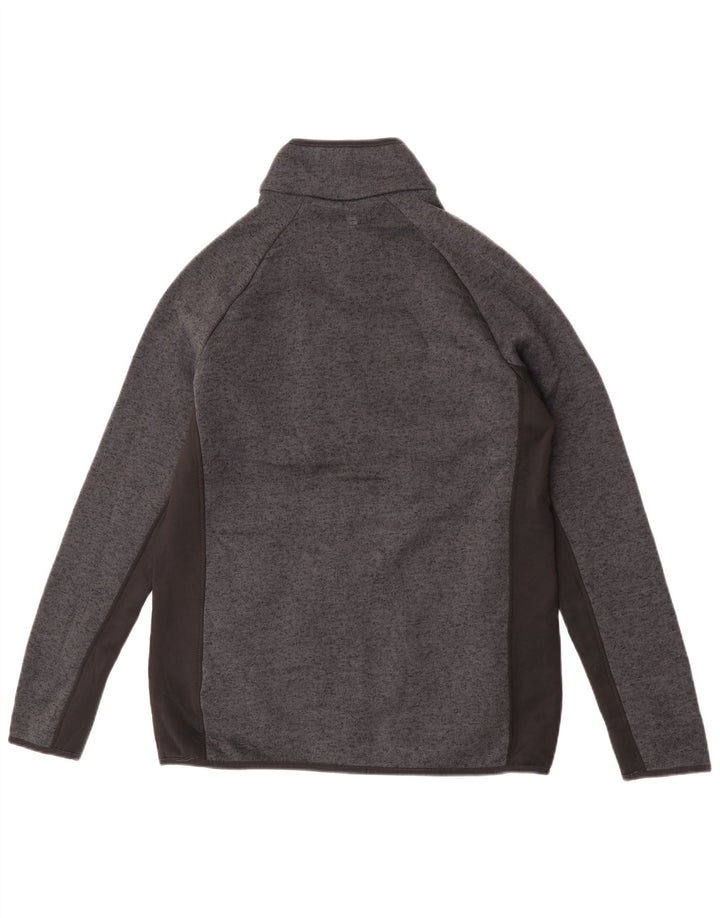 Jaqueta masculina de agasalho Mountain Warehouse grande bloco cinza colorido