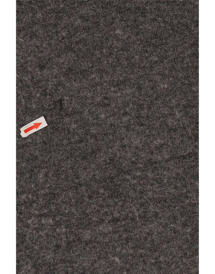 Zara Vestido feminino sem mangas, Reino Unido 14, grande, cinza, poliéster