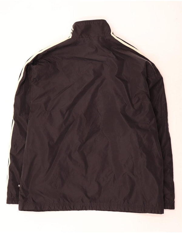 Adidas Mens Tracksuit Top Jacket UK 44/46 Grande Preto Nylon