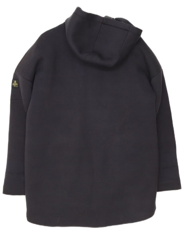 Casaco corta-vento feminino grande com capuz Refrigiwear UK 6 XS preto