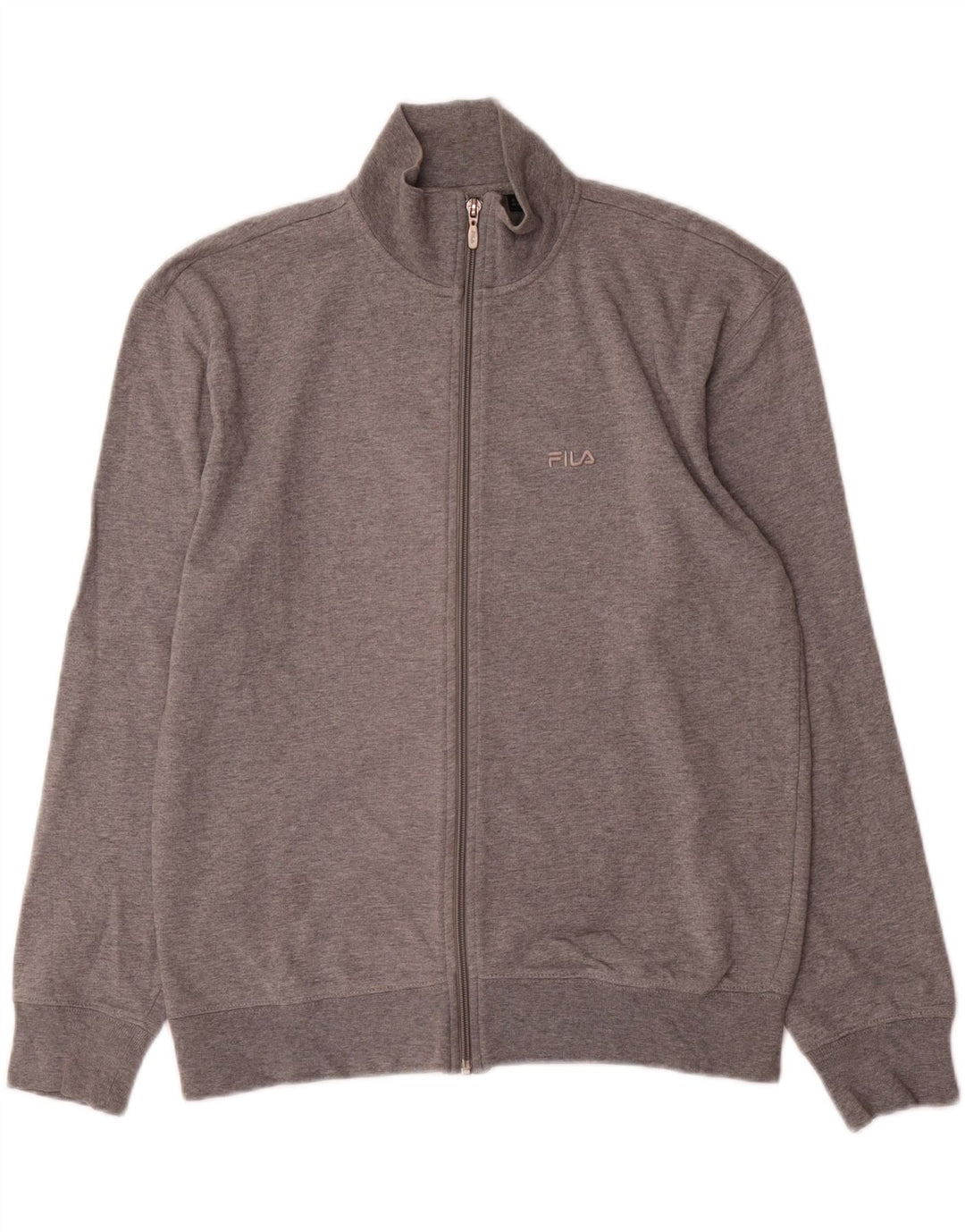 Fila Mens Tracksuit Top Jacket XS Algodão Cinza