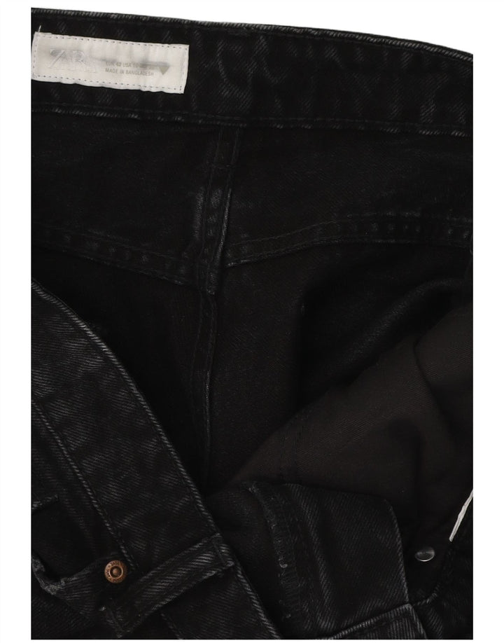 Zara Mens Bootcut Jeans EU 42 Grande W32 L33 Preto