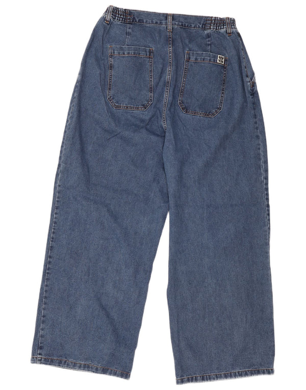 Calça jeans solta masculina Lucy & Yak W36 L29 algodão azul