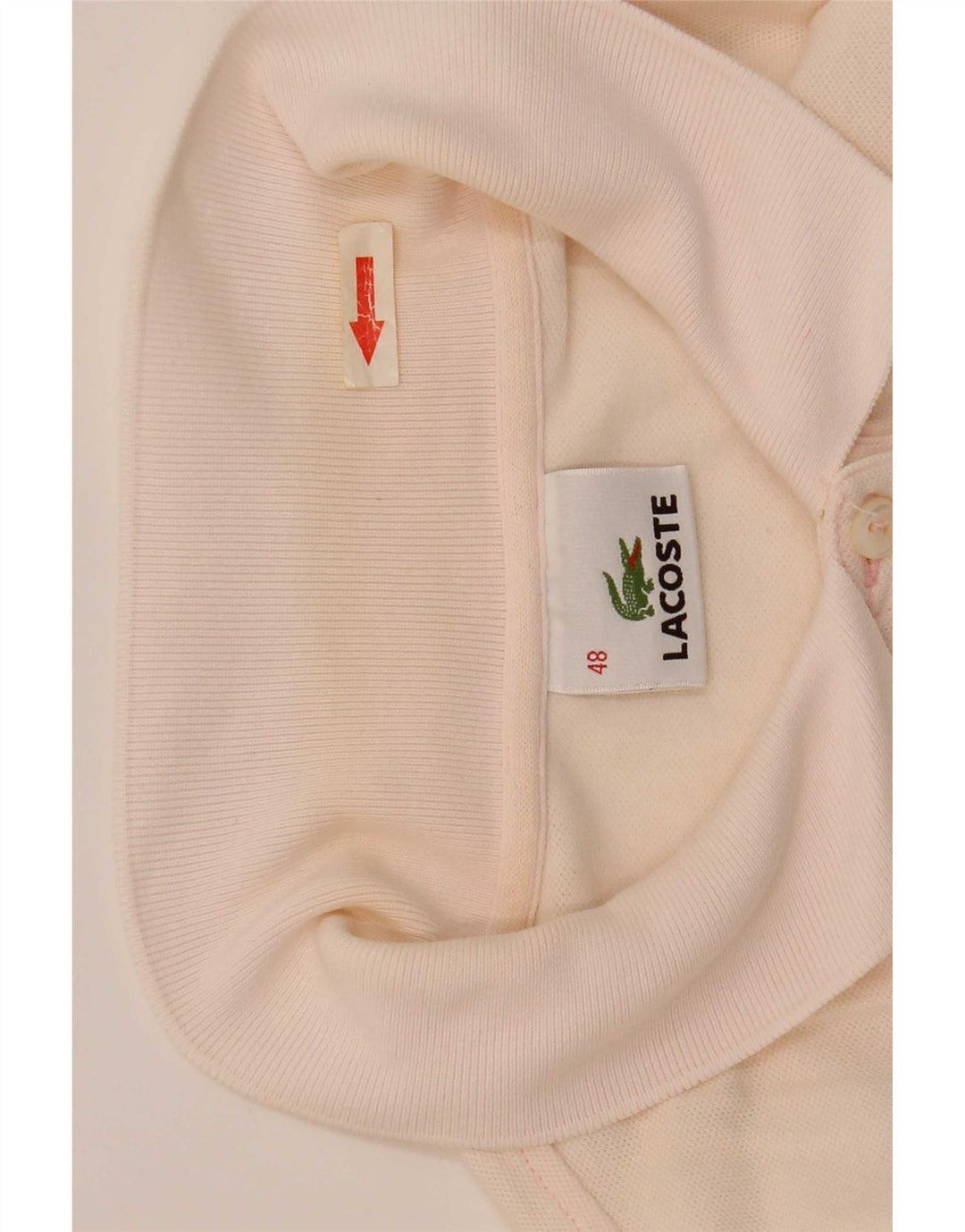 Camisa polo feminina Lacoste tamanho 48 XL algodão rosa