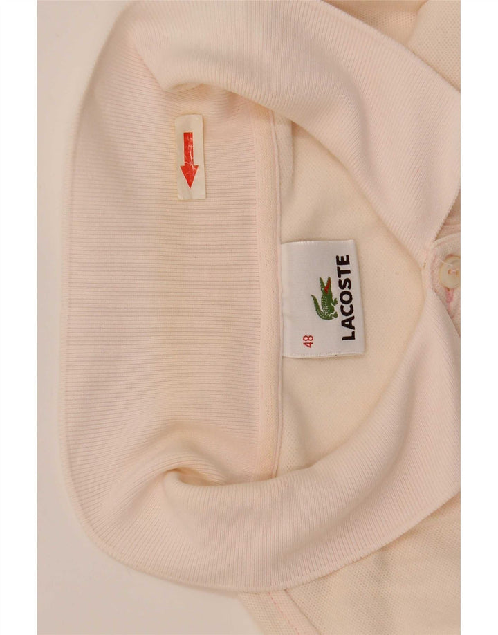 Camisa polo feminina Lacoste tamanho 48 XL algodão rosa