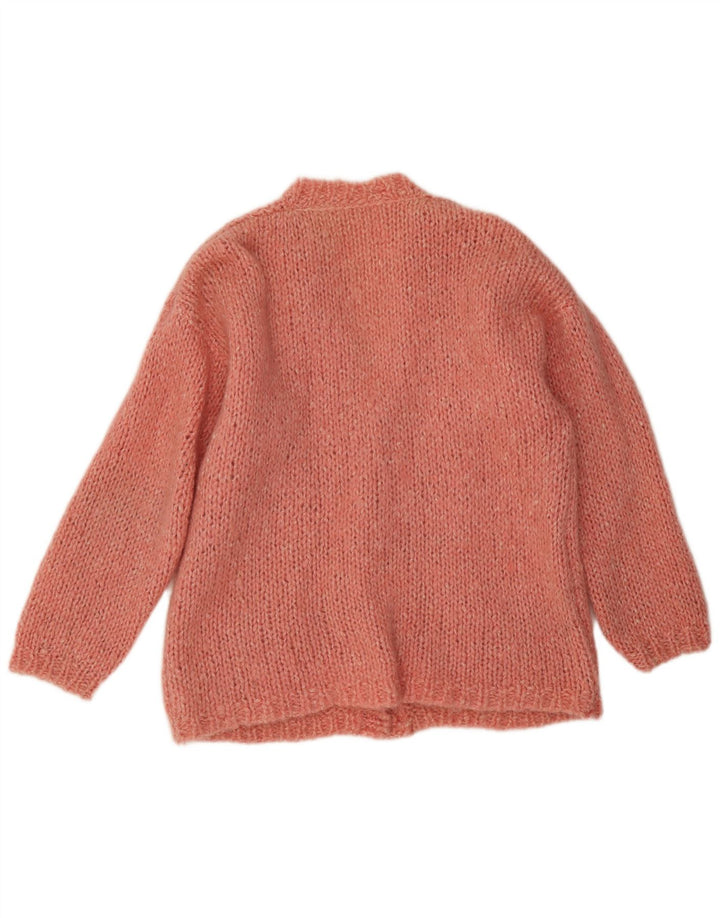 Suéter Cardigan Feminino Vintage XL Rosa
