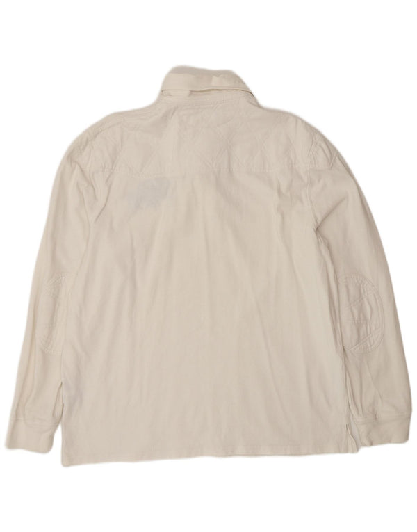 Polo Ralph Lauren Mens Custom Fit Long Sleeve Polo Shirt XL White Cotton