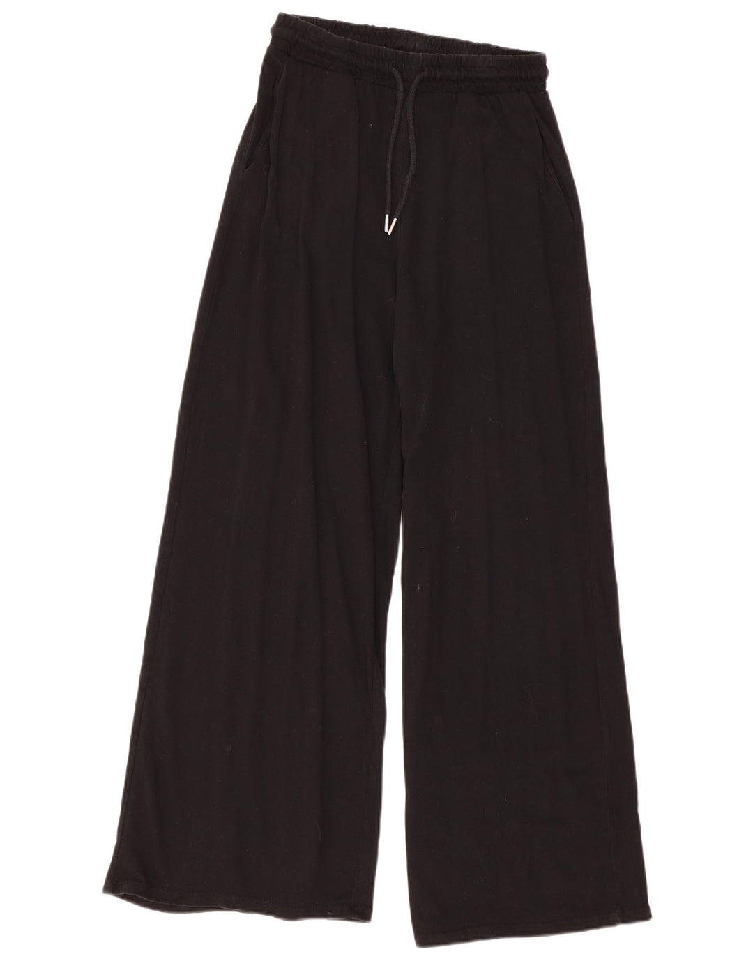 Calça de treino feminina Zara UK 14 algodão preto médio