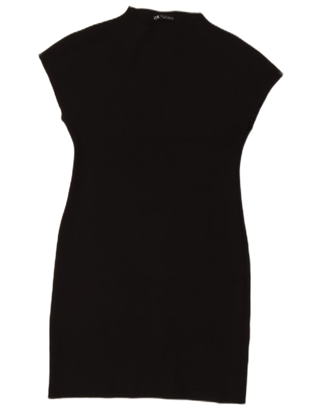 Vestido bainha feminino Zara Reino Unido 14 grande preto