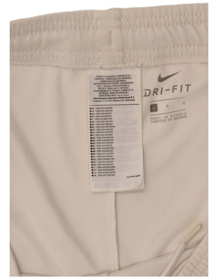 Nike Mens Dri Fit Sport Shorts Grande Poliéster Branco