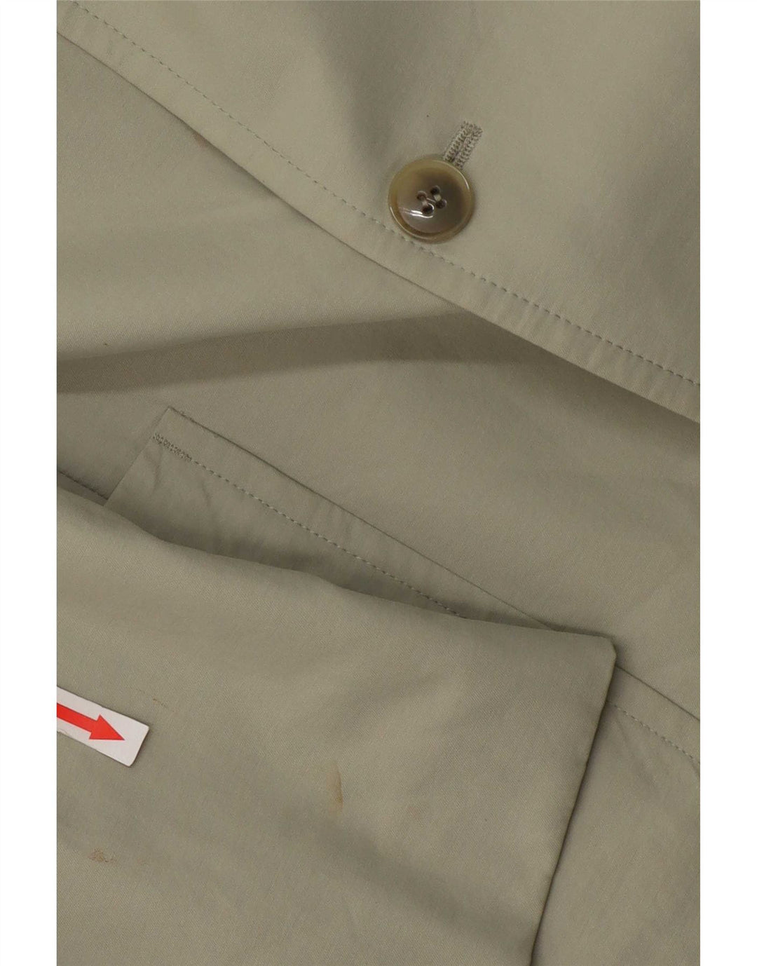 Jaqueta blazer masculina de 3 botões Marks & Spencer Reino Unido 40 algodão bege médio