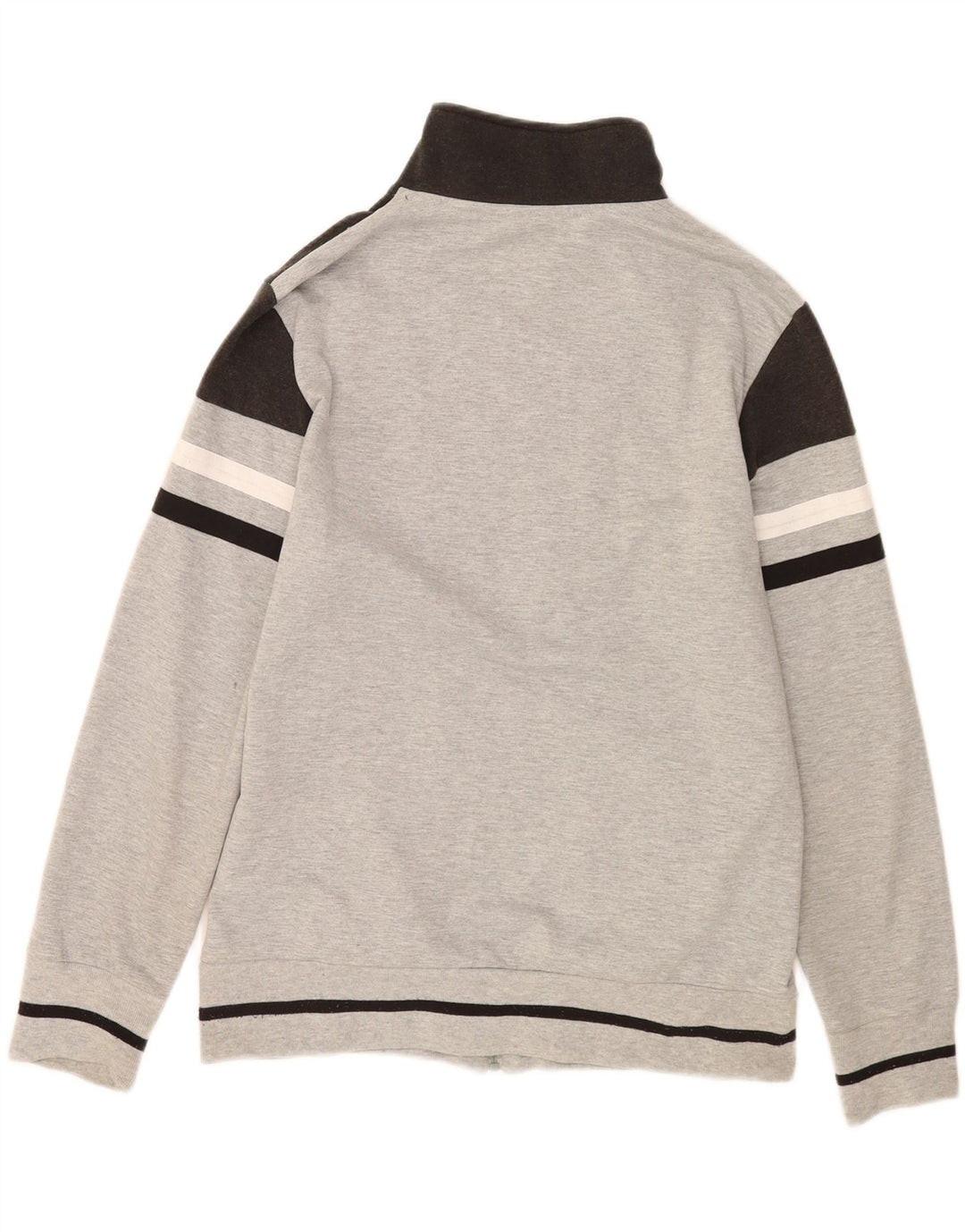 Jaqueta masculina de agasalho Umbro grande poliéster cinza Colourblock