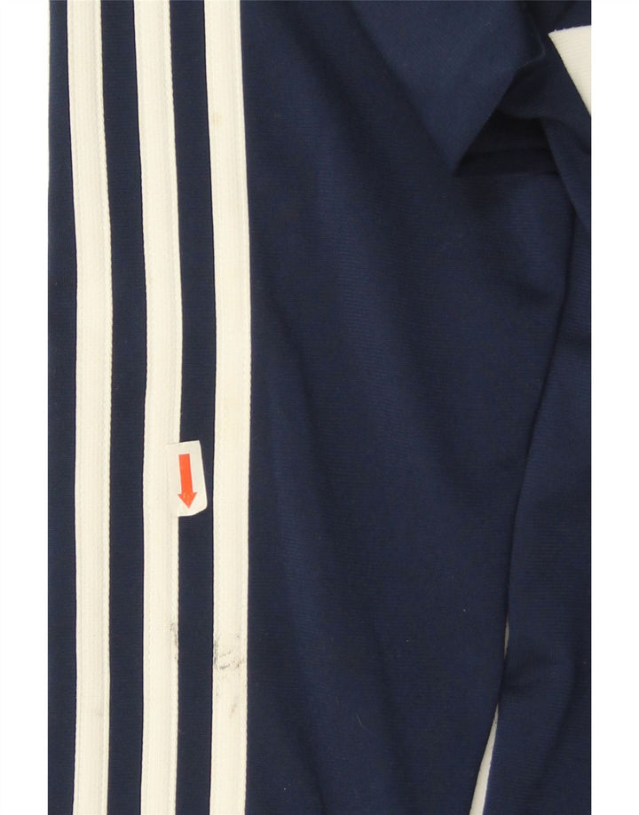 Jaqueta Adidas Meninos Treino Top 13-14 Anos Azul Marinho Colorblock