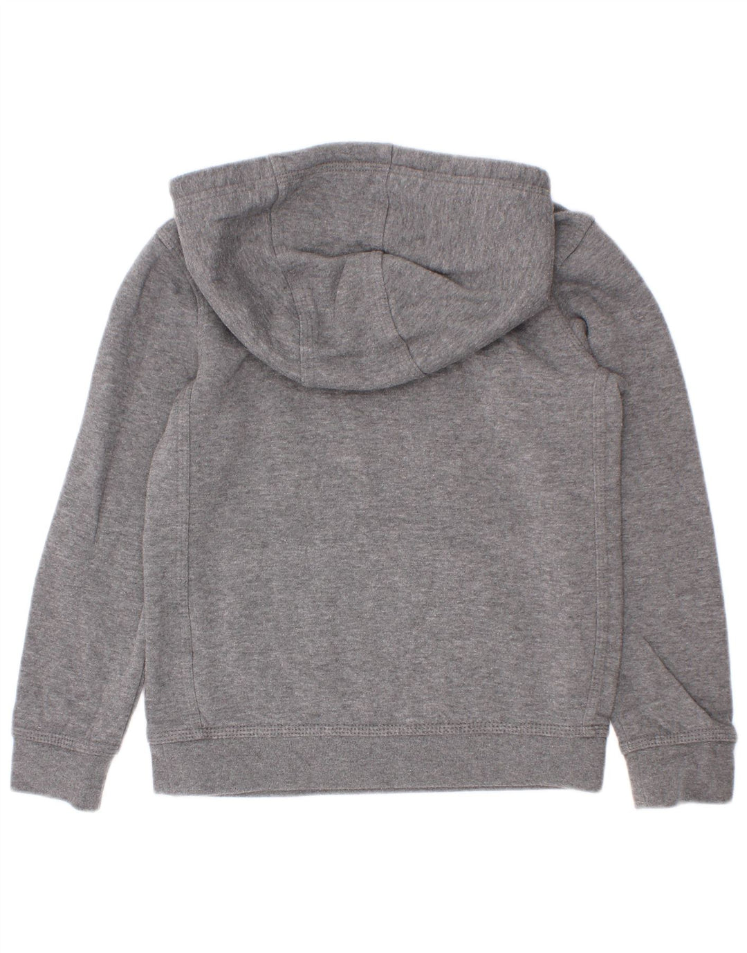 Jumper com capuz gráfico Nike Boys 6-7 anos algodão cinza