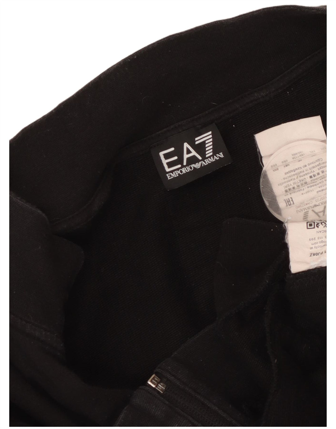 Jaqueta masculina Emporio Armani com agasalho gráfico 2XL algodão preto