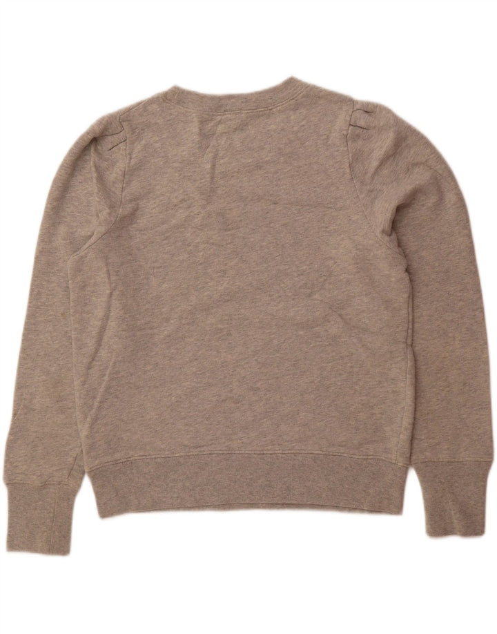 J. CREW Moletom feminino 11-12 anos cinza médio algodão